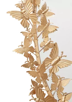 Wholesale 😉 Glam Metal Wall Mirror by Monroe Lane 👍 -Monroe Lane Sales Belk 19143