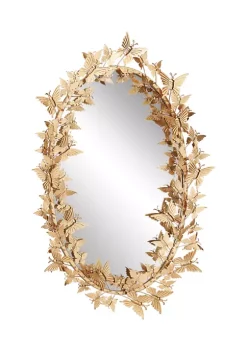 Wholesale 😉 Glam Metal Wall Mirror by Monroe Lane 👍 -Monroe Lane Sales Belk 19145