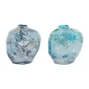 New 🔥 Contemporary Glass Vase - Set of 2 by Monroe Lane ❤️