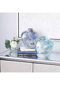 New 🔥 Contemporary Glass Vase - Set of 2 by Monroe Lane ❤️ -Monroe Lane Sales Belk 19150