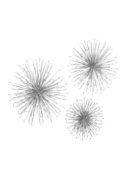 Best Sale 🔥 Contemporary Metal Wall Decor - Set of 3 by Monroe Lane 👏