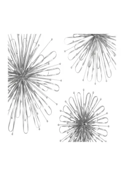 Best Sale 🔥 Contemporary Metal Wall Decor - Set of 3 by Monroe Lane 👏 -Monroe Lane Sales Belk 19156