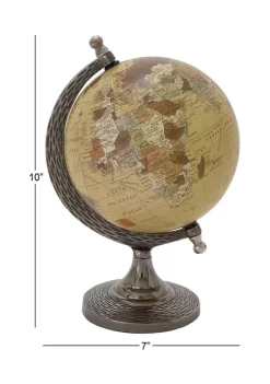 Promo 🎉 Traditional Aluminum Globe by Monroe Lane 🔔 -Monroe Lane Sales Belk 19164