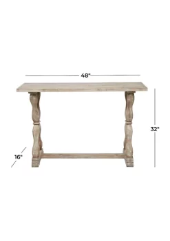 Flash Sale ❤️ Farmhouse Wood Console Table by Monroe Lane ⌛ -Monroe Lane Sales Belk 19238