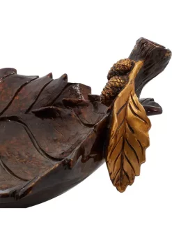 New 🌟 Traditional Polystone Decorative Bowl by Monroe Lane 🎁 -Monroe Lane Sales Belk 19314