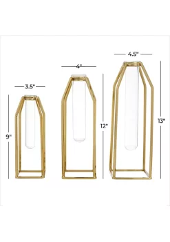 Best deal 🔥 Glam Stainless Steel Vase - Set of 3 by Monroe Lane 😍 -Monroe Lane Sales Belk 19333