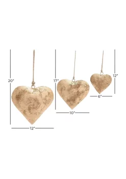 Wholesale 🧨 Rustic Metal Decorative Bell - Set of 3 by Monroe Lane 🔔 -Monroe Lane Sales Belk 19347