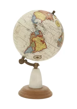 Budget 🌟 Contemporary Mango Wood Globe by Monroe Lane 🛒 -Monroe Lane Sales Belk 1935