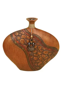 Best Sale ✔️ Eclectic Polystone Vase by Monroe Lane 😀