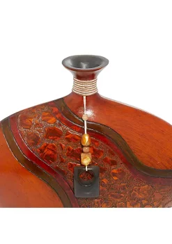 Best Sale ✔️ Eclectic Polystone Vase by Monroe Lane 😀 -Monroe Lane Sales Belk 19361