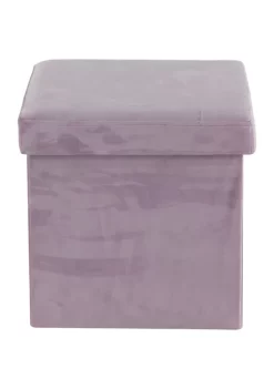 Brand new 🎉 Modern Polyester Storage Stool by Monroe Lane ✔️