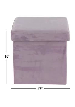 Brand new 🎉 Modern Polyester Storage Stool by Monroe Lane ✔️ -Monroe Lane Sales Belk 19368