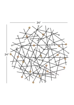 New ✨ Metal Contemporary Wall Décor by Monroe Lane ✨ -Monroe Lane Sales Belk 19373