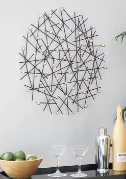 New ✨ Metal Contemporary Wall Décor by Monroe Lane ✨ -Monroe Lane Sales Belk 19374