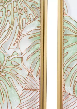 Promo 🧨 Coastal Glass Wall Decor - Set of 3 by Monroe Lane 👏 -Monroe Lane Sales Belk 19377