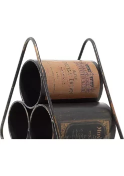 Budget 🔔 Industrial Metal Wine Rack by Monroe Lane ⭐ -Monroe Lane Sales Belk 19414