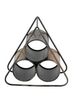 Budget 🔔 Industrial Metal Wine Rack by Monroe Lane ⭐ -Monroe Lane Sales Belk 19416