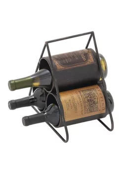 Budget 🔔 Industrial Metal Wine Rack by Monroe Lane ⭐ -Monroe Lane Sales Belk 19417