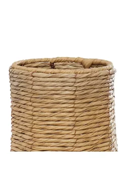 Wholesale 😀 Coastal Faux Seagrass Vase by Monroe Lane 🎁 -Monroe Lane Sales Belk 19420