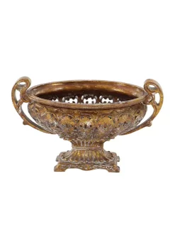 Budget 💯 Traditional Polystone Decorative Bowl by Monroe Lane 👏 -Monroe Lane Sales Belk 19427