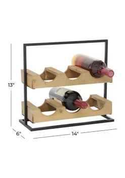 Brand new 😍 Farmhouse Wood Wine Rack by Monroe Lane 🔥 -Monroe Lane Sales Belk 19445
