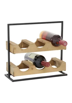 Brand new 😍 Farmhouse Wood Wine Rack by Monroe Lane 🔥 -Monroe Lane Sales Belk 19446