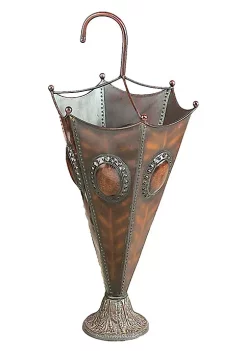Best Sale 😀 Rustic Metal Umbrella Stand by Monroe Lane 🛒 -Monroe Lane Sales Belk 19451