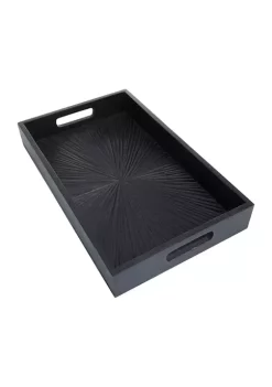 Coupon 🎁 Contemporary Mango Wood Tray - Set of 3 by Monroe Lane 🌟 -Monroe Lane Sales Belk 19462