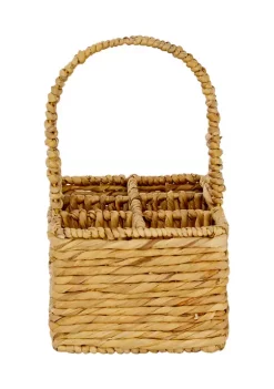 Promo 🛒 Water Hyacinthian Natural Storage Basket by Monroe Lane 🛒 -Monroe Lane Sales Belk 19466