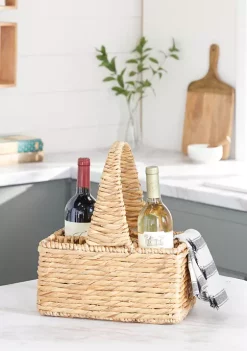 Promo 🛒 Water Hyacinthian Natural Storage Basket by Monroe Lane 🛒 -Monroe Lane Sales Belk 19469