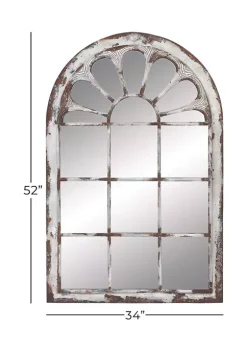 Flash Sale 🧨 Vintage Wood Wall Mirror by Monroe Lane ❤️ -Monroe Lane Sales Belk 19487