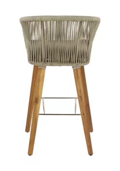 Best deal 🌟 Modern Wood Bar Stool by Monroe Lane 👏 -Monroe Lane Sales Belk 19492