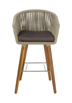 Best deal 🌟 Modern Wood Bar Stool by Monroe Lane 👏 -Monroe Lane Sales Belk 19494