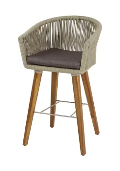 Best deal 🌟 Modern Wood Bar Stool by Monroe Lane 👏 -Monroe Lane Sales Belk 19495