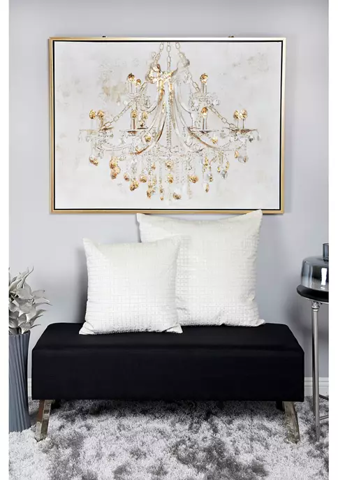 Top 10 🌟 Large Chandelier Canvas Print and Acrylic Painting Wall Art by Monroe Lane 🎁 2 Top 10 🌟 Large Chandelier Canvas Print and Acrylic Painting Wall Art by Monroe Lane 🎁 - Image 2