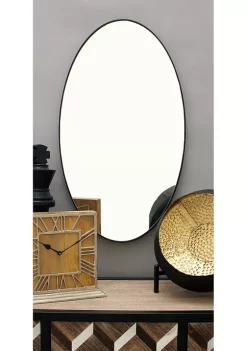 Budget 👍 Contemporary Wood Wall Mirror by Monroe Lane ❤️