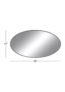 Budget 👍 Contemporary Wood Wall Mirror by Monroe Lane ❤️ -Monroe Lane Sales Belk 19537