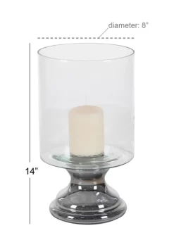 Wholesale 😉 Traditional Glass Hurricane Lamp by Monroe Lane 💯 -Monroe Lane Sales Belk 19596