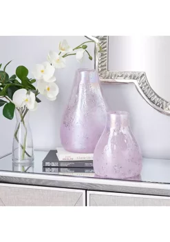 Deals 🥰 Contemporary Glass Vase - Set of 2 by Monroe Lane 🛒