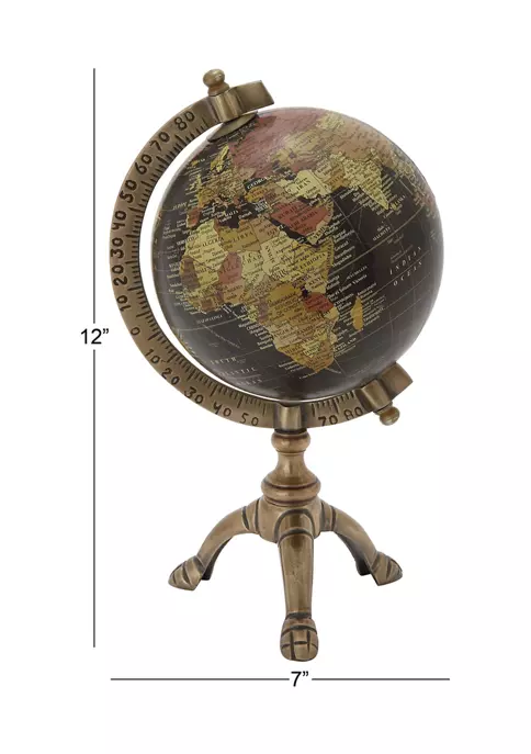Budget ๐ Rustic Aluminum Globe by Monroe Lane ๐คฉ 4 Budget ๐ Rustic Aluminum Globe by Monroe Lane ๐คฉ - Image 4