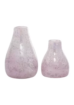 Deals 🥰 Contemporary Glass Vase - Set of 2 by Monroe Lane 🛒 -Monroe Lane Sales Belk 19603
