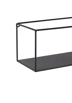 Budget 😍 Modern Metal Wall Shelf - Set of 2 by Monroe Lane 🎉 -Monroe Lane Sales Belk 19626