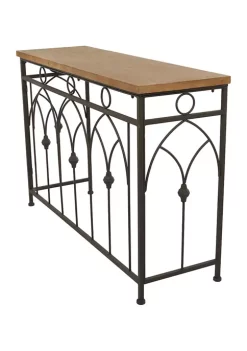 Hot Sale 💯 Farmhouse Metal Console Table by Monroe Lane ✨ -Monroe Lane Sales Belk 19659