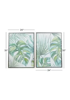 Best Pirce ✔️ Coastal Canvas Framed Wall Art - Set of 2 by Monroe Lane 😉 -Monroe Lane Sales Belk 19683
