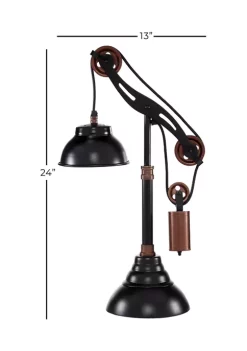 Hot Sale 🛒 Industrial Metal Desk Lamp by Monroe Lane ✔️ -Monroe Lane Sales Belk 19688