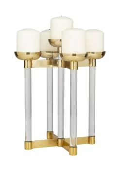 Coupon π Contemporary Stainless Steel Candle Holder by Monroe Lane β