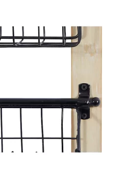 Hot Sale 👍 Farmhouse Metal Magazine Rack Holder by Monroe Lane 🥰 -Monroe Lane Sales Belk 19723