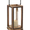 Discount 🔔 Traditional Mango Wood Candle Lantern by Monroe Lane 🎉