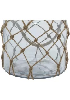 Best Pirce 🎁 Coastal Glass Lantern by Monroe Lane 🔔 -Monroe Lane Sales Belk 19795