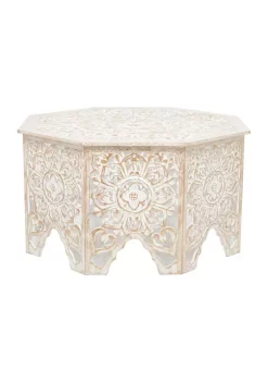 Wholesale 👍 Eclectic Wood Coffee Table by Monroe Lane ❤️ -Monroe Lane Sales Belk 19802